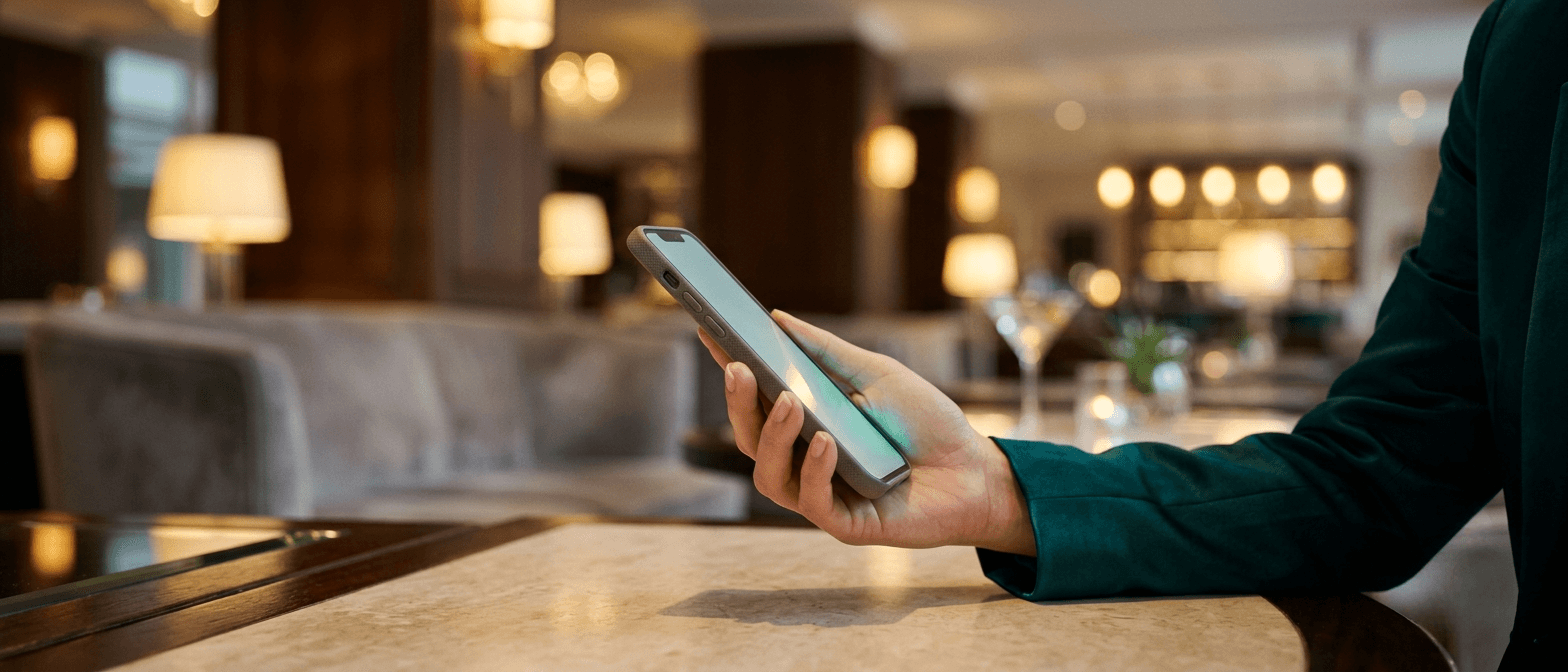 Guest interacts with the agent